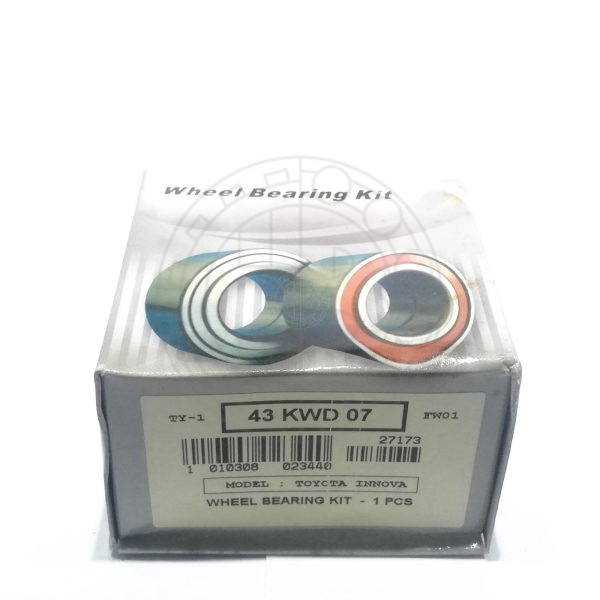 43KWD07 (VSA) - Front Wheel Bearing - Toyota Innova - 43x77x42/46mm