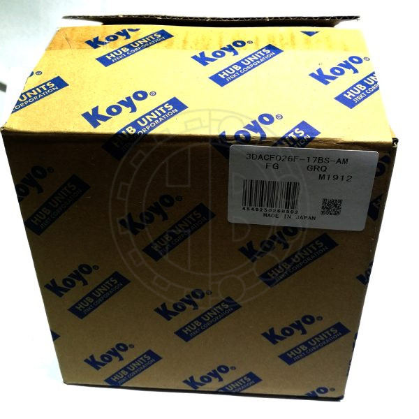 3DACF026F-17BS (Koyo) - Rear Wheel Bearing - Toyota Estima ACR30, MCR30 / Ipsum ACM21 / Alphard ANH10, MNH10 2WD