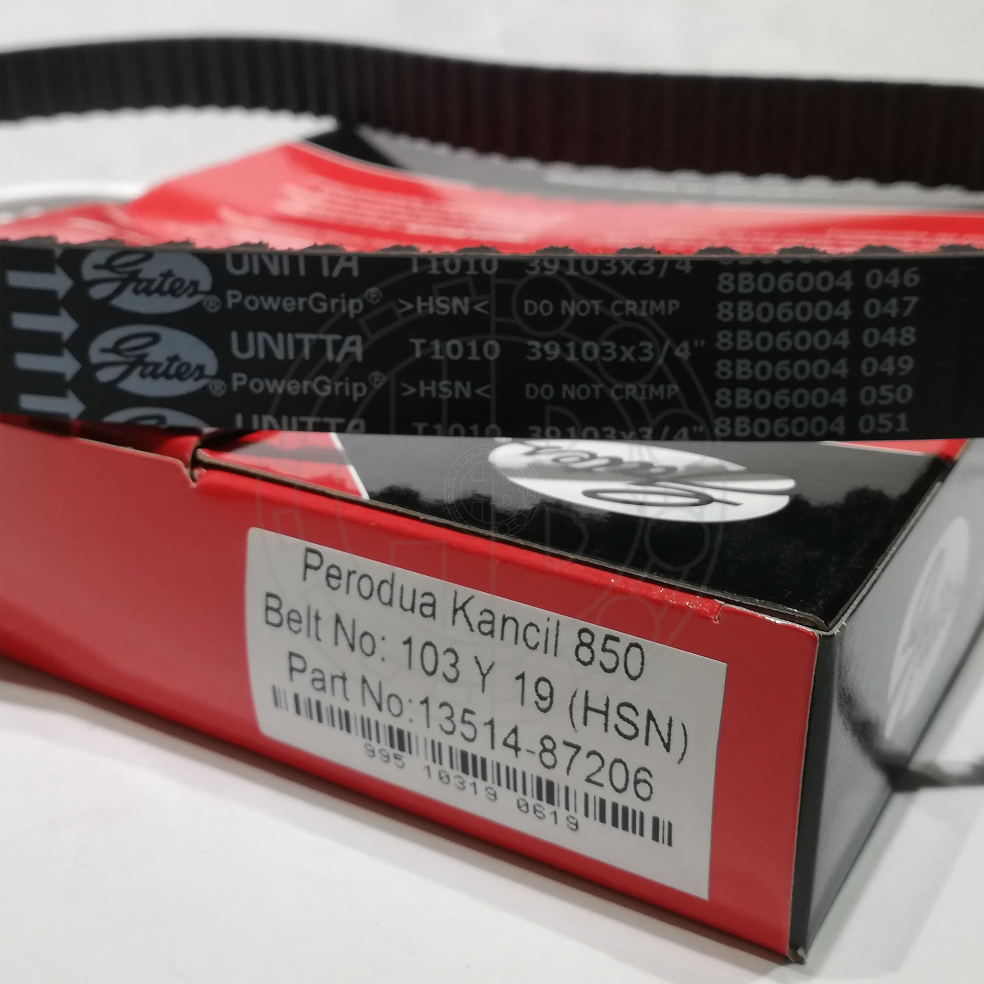 Gates Timing 103Y19 (HSN) Perodua Kancil 850 P/N 1351487206 HBB